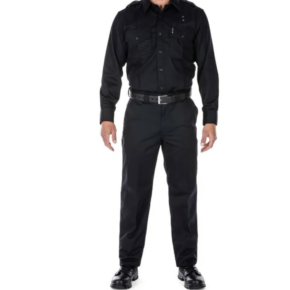 5.11 Tactical Series Men’s Taclite PDU Class B Black Shirt - Picture 6 of 9